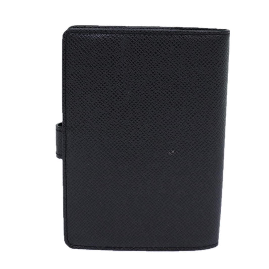 Louis Vuitton Agenda Cover Epi Leather, BLACK, LEATHER, Toiletry Case