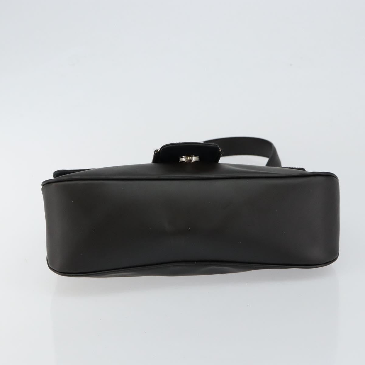 Salvatore Ferragamo Vala Shoulder Bag Leather, BLACK, LEATHER, Shoulder bag