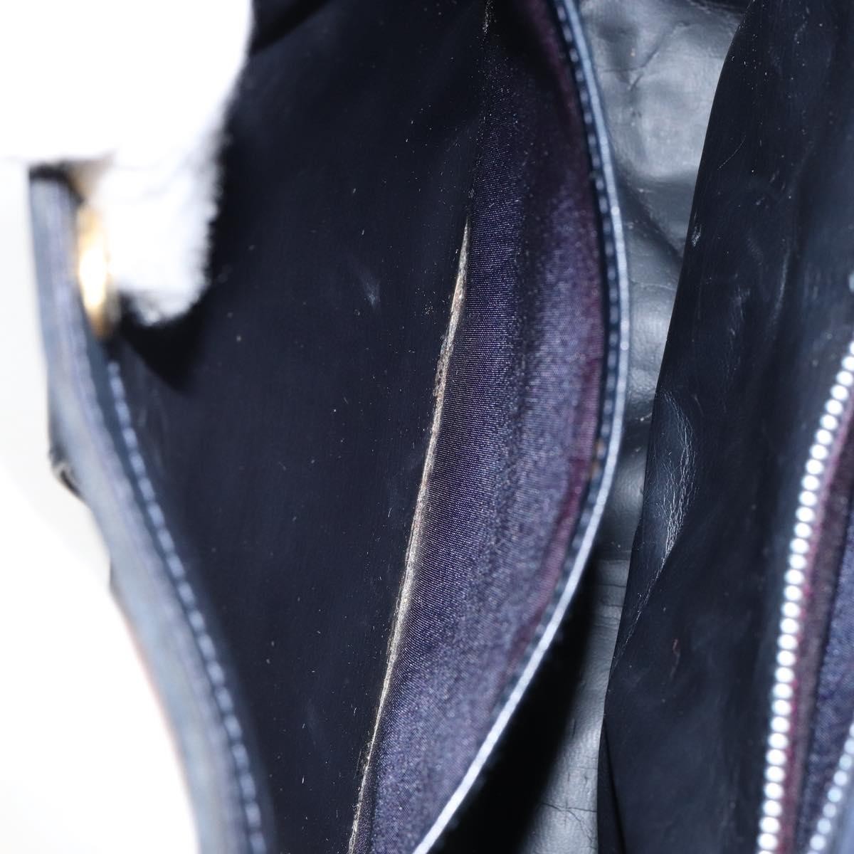 Gucci Vintage Handbag Suede, NAVY, SUEDE, Handbag