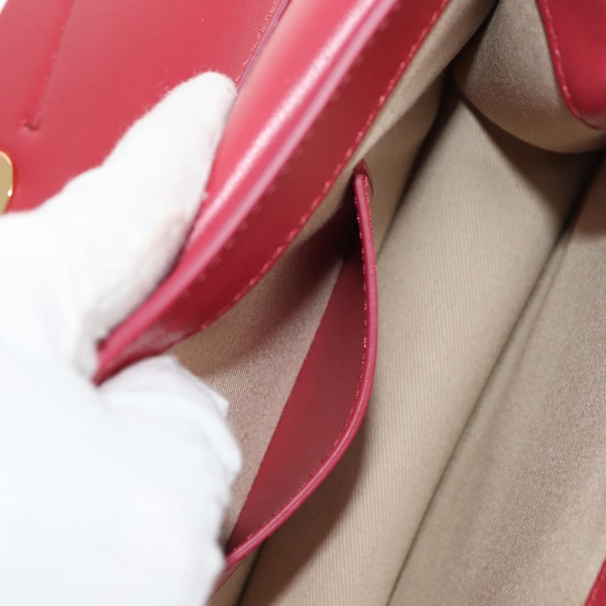 Chloe C Chain Clutch Leather, PINK, LEATHER, Clutche & pouche