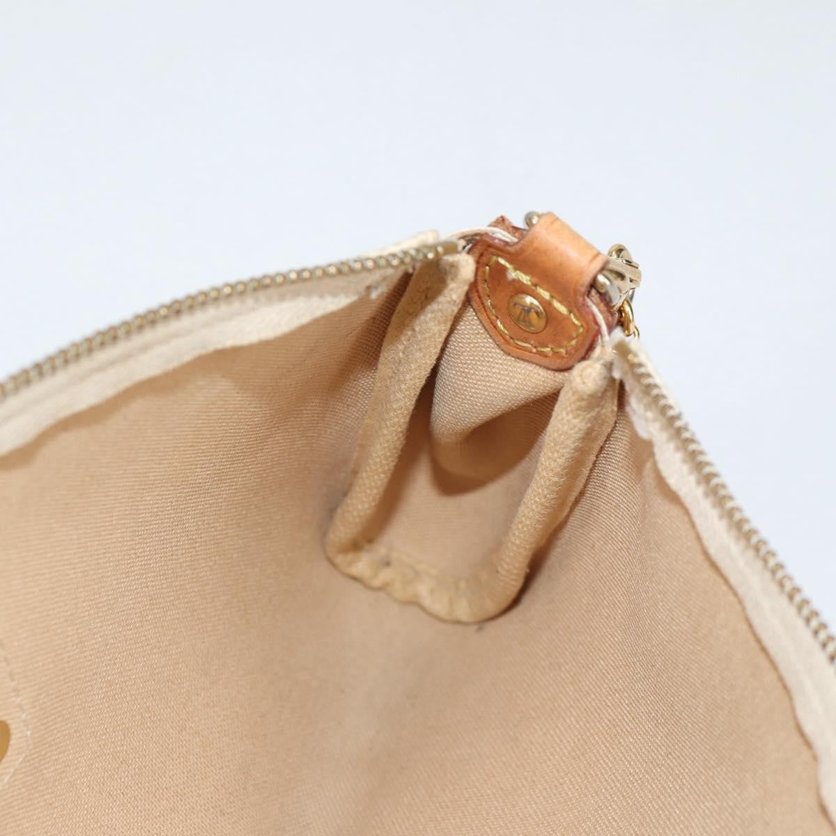 Louis Vuitton Eva Handbag Damier, WHITE, CANVAS, Shoulder bag