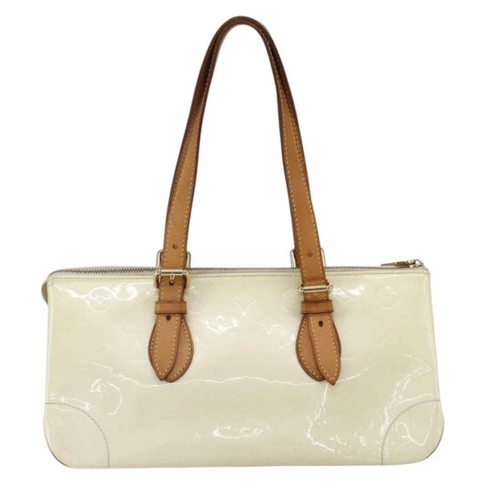 Louis Vuitton Rosewood Avenue Handbag Monogram Vernis, BEIGE, PATENT_LEATHER, Shoulder bag