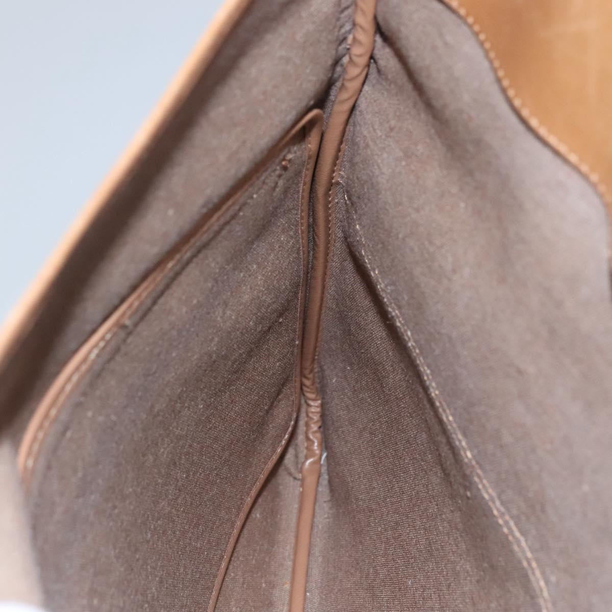 Christian Dior Vintage Honeycomb Zip Pouch Canvas and Leather, BEIGE, CANVAS, Clutche & pouche