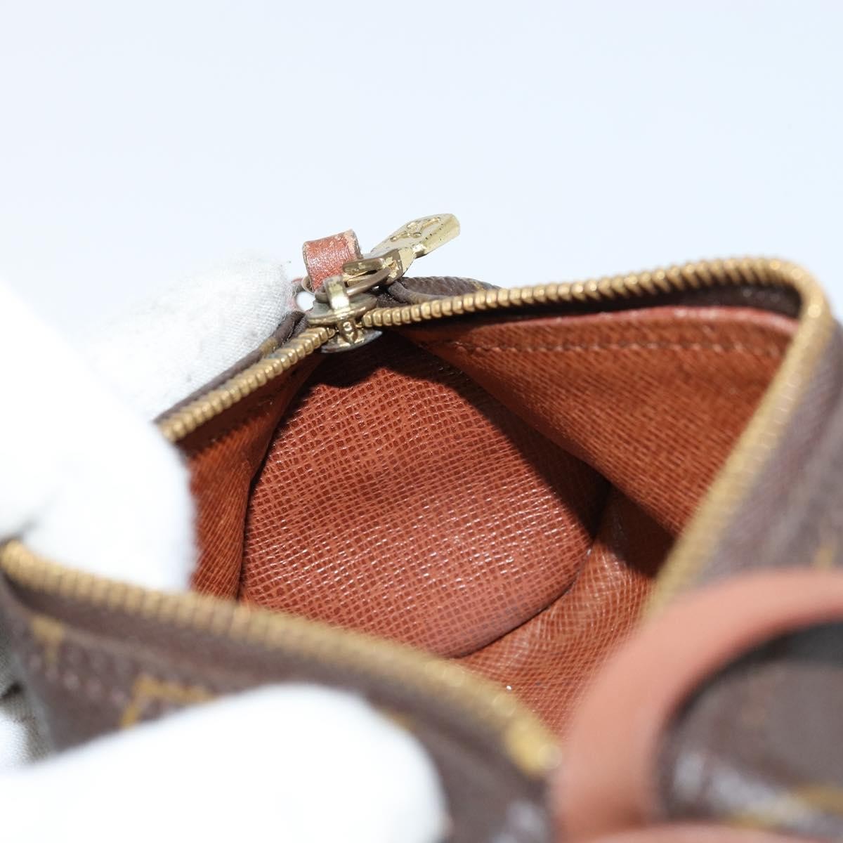 Louis Vuitton Papillon Pochette Monogram Canvas, BROWN, CANVAS, Clutche & pouche