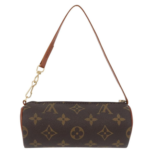 Louis Vuitton Papillon Pochette Monogram Canvas, BROWN, CANVAS, Clutche & pouche