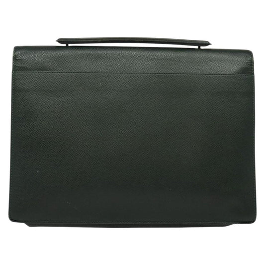 Louis Vuitton Porte-Documents Angara Briefcase Taiga Leather, GREEN, LEATHER, Briefcase