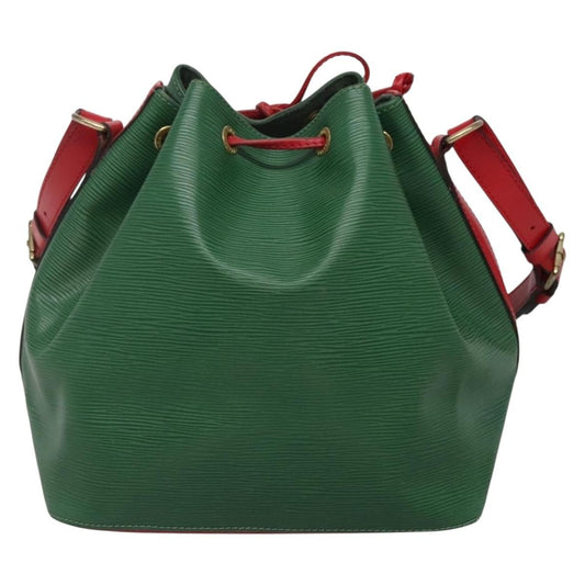 Louis Vuitton Bicolor Petit Noe Handbag Epi Leather, GREEN, EPI_LEATHER, Handbag