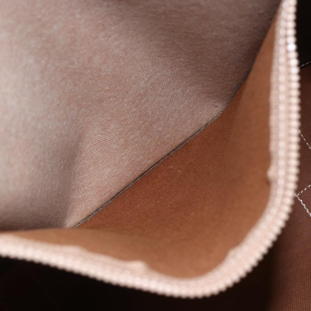 Celine Vintage Macadam Tote bag Canvas and Leather, BROWN, CANVAS, Tote bag