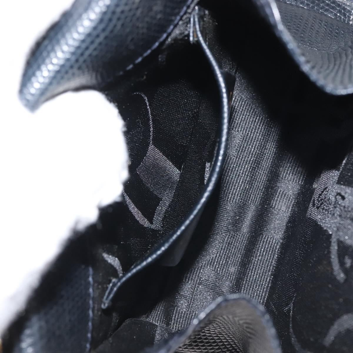 Salvatore Ferragamo Chain Flap Shoulder Bag Leather, BLACK, LEATHER, Shoulder bag