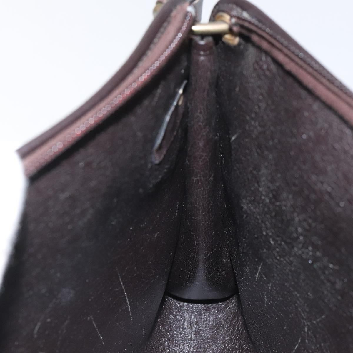 Christian Dior Vintage Trotter Shoulder Bag Canvas, BROWN, CANVAS, Shoulder bag