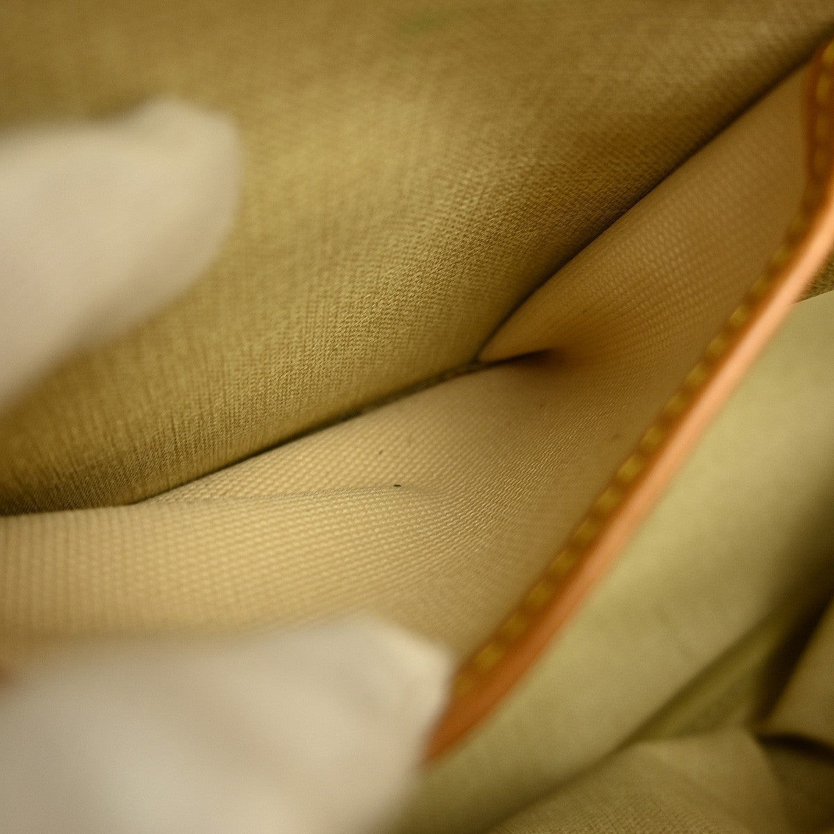 Louis Vuitton Deauville Handbag Monogram Canvas, BROWN, CANVAS, Handbag