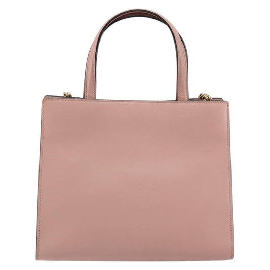 Salvatore Ferragamo Vara Bow Top Handle Convertible Tote Leather, Pink, Leather, Tote Bag