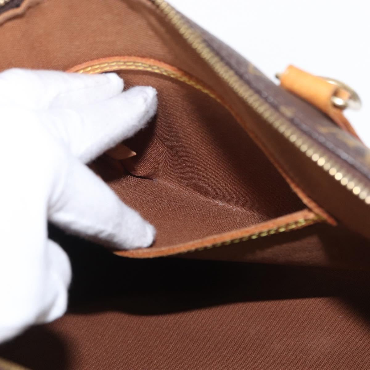 Louis Vuitton Alma Handbag Monogram Canvas, BROWN, CANVAS, Handbag