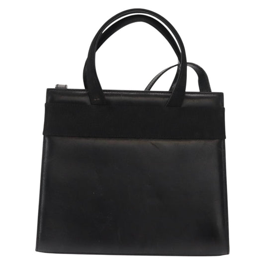Salvatore Ferragamo Convertible Vara Bow Tote Leather, BLACK, LEATHER, Handbag