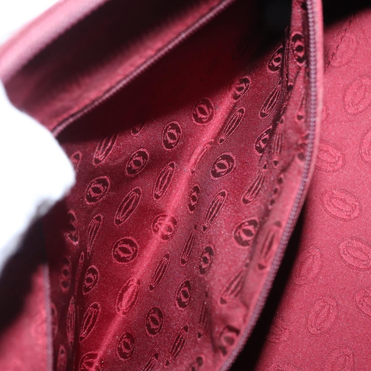 cartier Must De Cartier Leather, BURGUNDY, LEATHER, Handbag