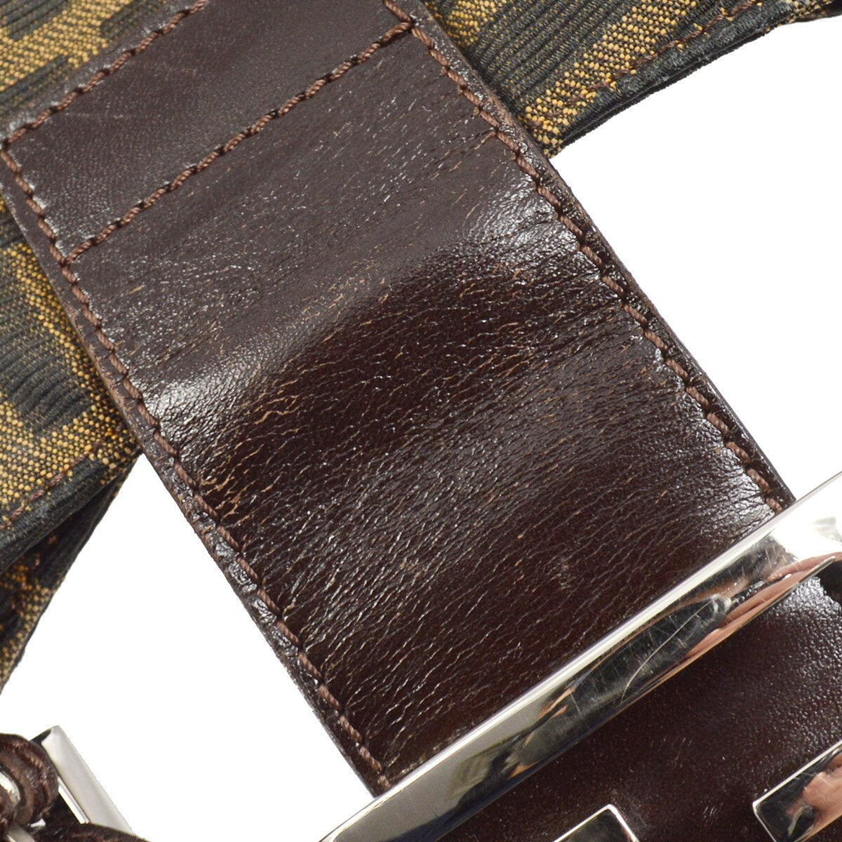 Fendi Cookie Hobo Zucca Canvas, BROWN, CANVAS, Clutche & pouche