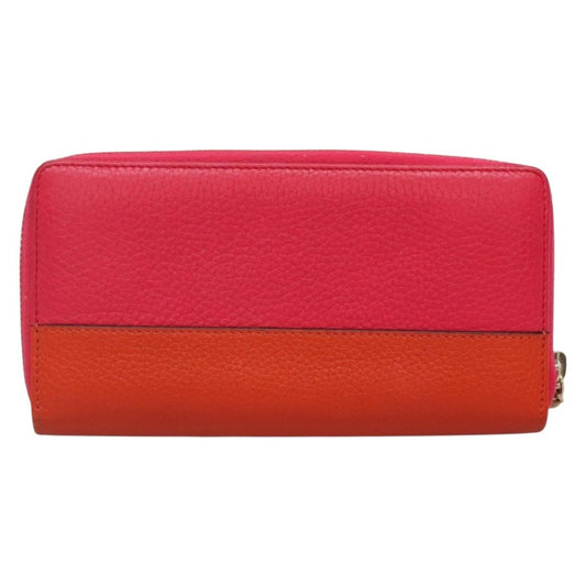 Gucci Bamboo Tassel Zip Wallet Leather, PINK, LEATHER, Wallets