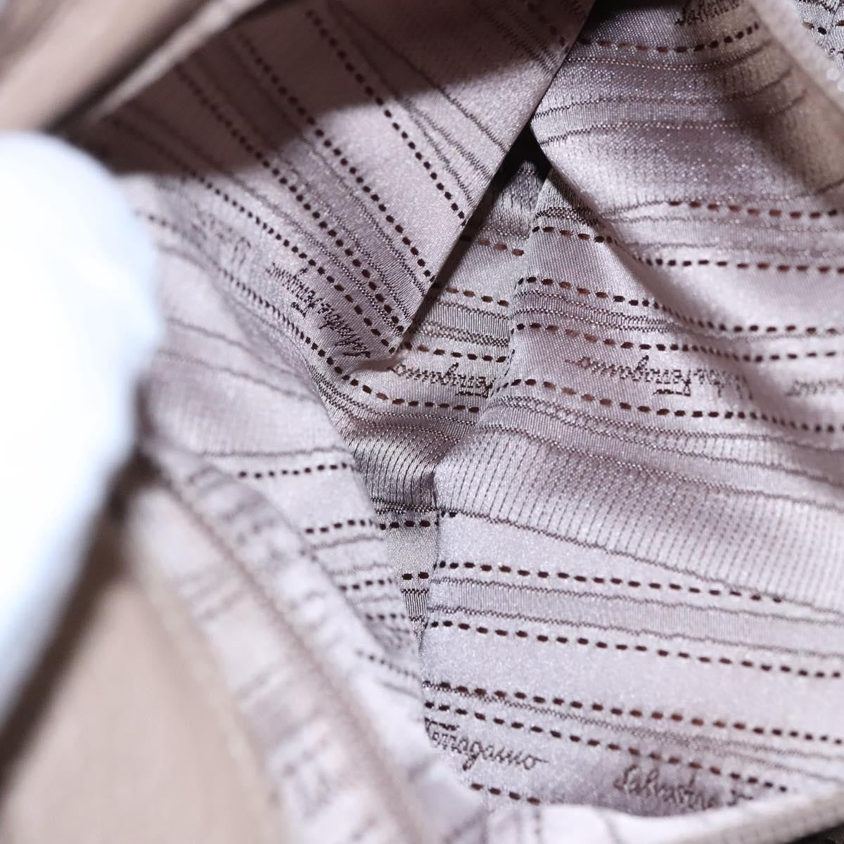 Salvatore Ferragamo Sofia Satchel Leather, BEIGE, LEATHER, Handbag