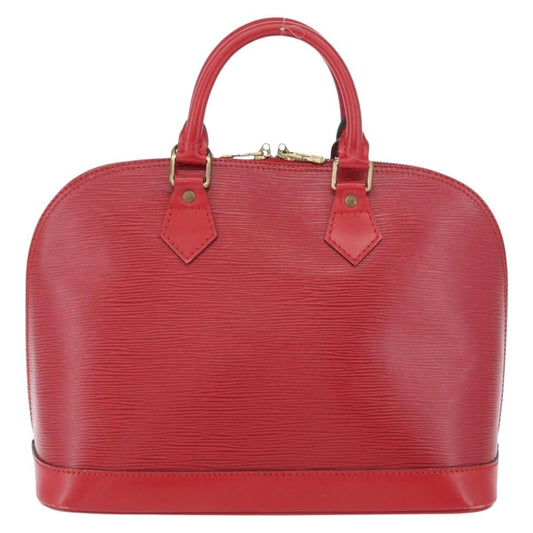 Louis Vuitton Alma Handbag Epi Leather, RED, LEATHER, Handbag