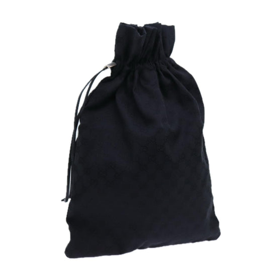 Gucci Vintage Web Drawstring Bucket Bag GG Coated Canvas, BLACK, CANVAS, Clutche & pouche