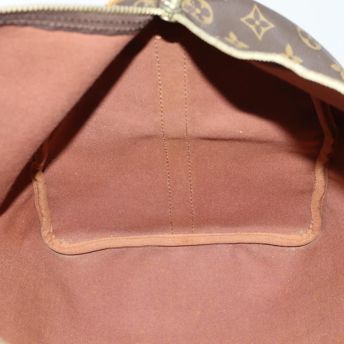 Louis Vuitton Keepall Bandouliere Bag Monogram Canvas, BROWN, CANVAS, Travel bag