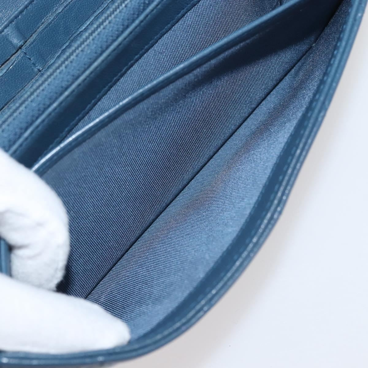 Chanel CC Gusset Classic Flap Wallet Quilted Lambskin, NAVY, LEATHER, Wallets