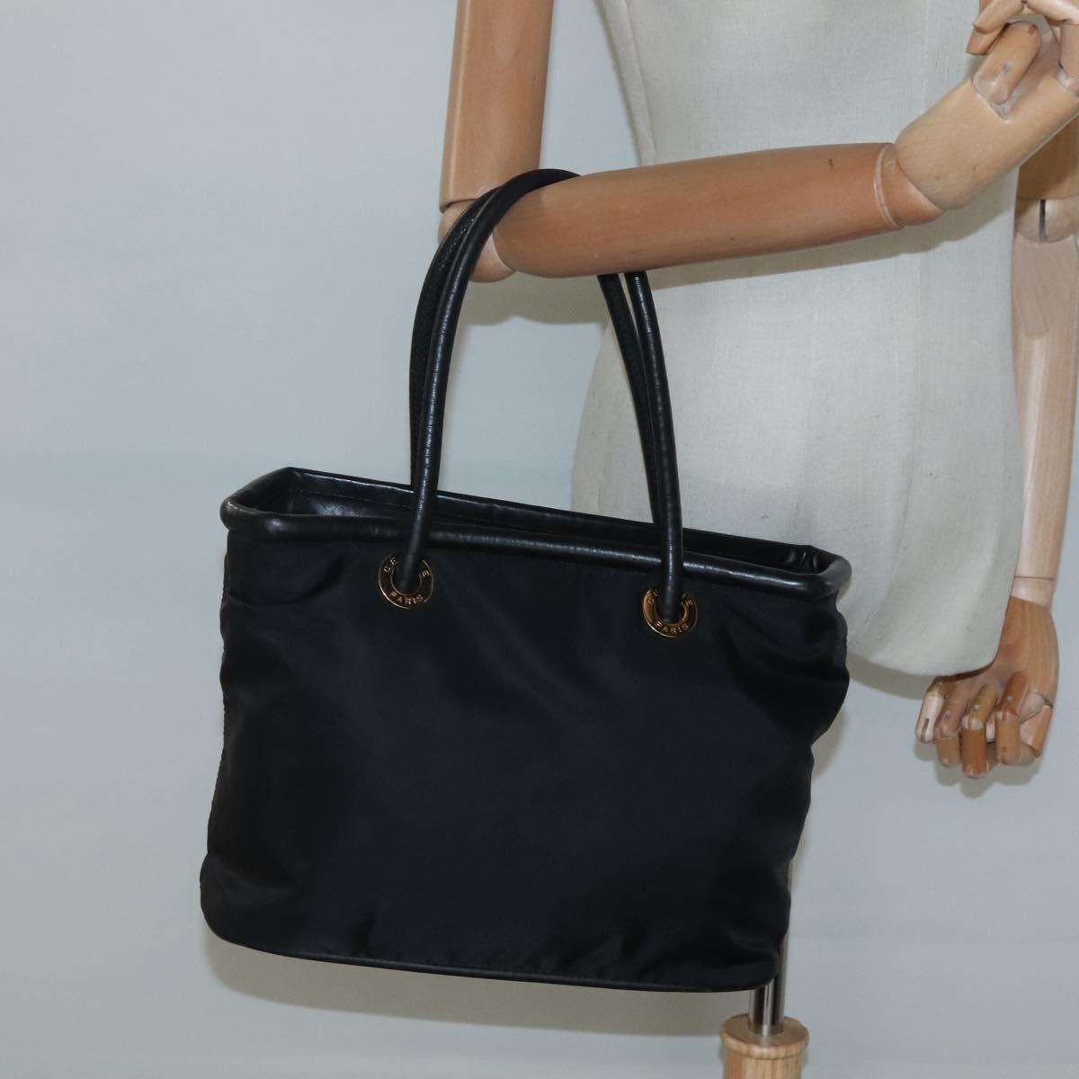 Celine Shoulder Bag Nylon, BLACK, NYLON, Shoulder bag