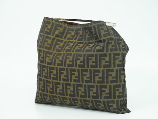 Fendi Zucca Tote bag Canvas, BROWN, CANVAS, Tote bag