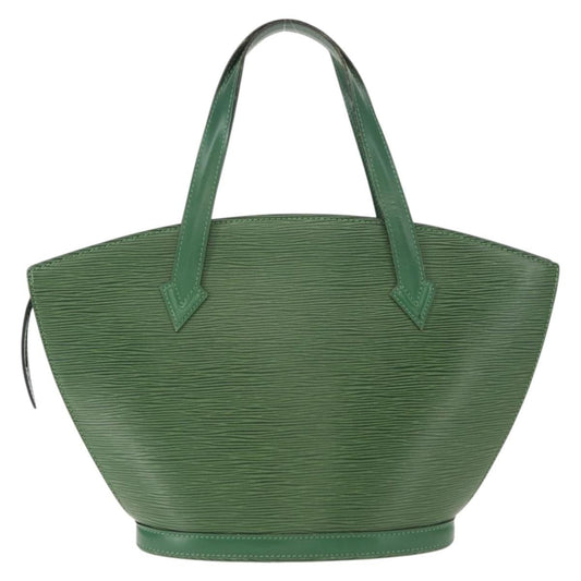 Louis Vuitton Saint Jacques Handbag Epi Leather, GREEN, LEATHER, Tote bag
