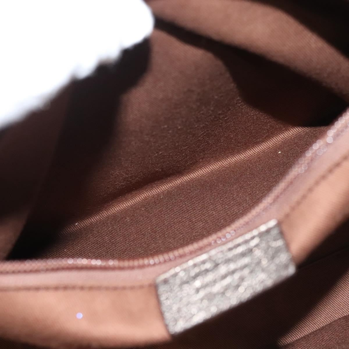 Salvatore Ferragamo Gancini Shoulder Bag Leather, GOLD, LEATHER, Shoulder bag