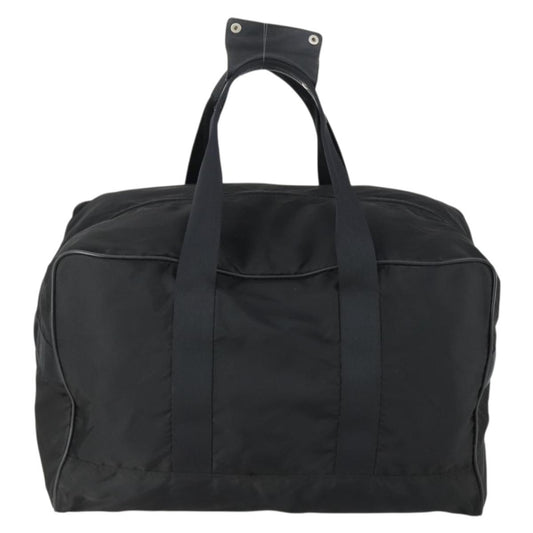Prada Weekend Duffle Bag Tessuto, BLACK, NYLON, Travel bag