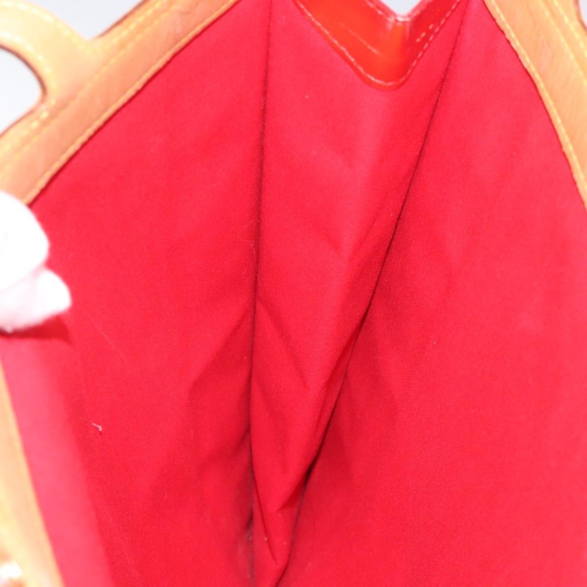 Louis Vuitton Stanton Handbag Monogram Vernis, RED, PATENT_LEATHER, Tote bag