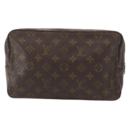 Louis Vuitton Trousse Toiletry Pouch Monogram Canvas, BROWN, CANVAS, Toiletry Case