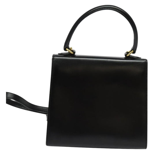 Celine Handbag Leather, BLACK, LEATHER, Handbag