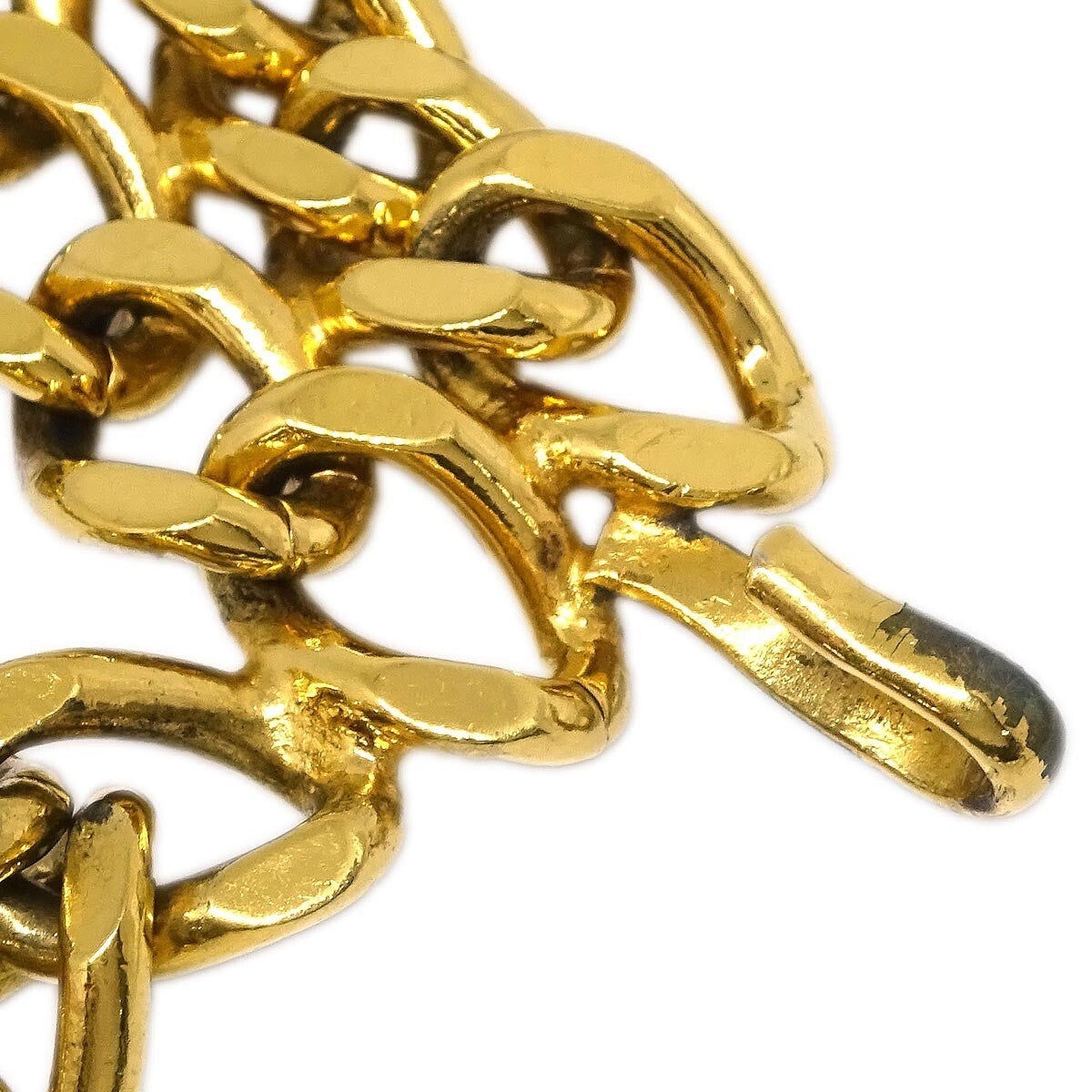 Chanel Vintage Perfume Bottle Charm Chain Belt Metal, GOLD, GOLD_PLATED, Belts