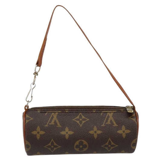 Louis Vuitton Papillon Pochette Monogram Canvas, BROWN, CANVAS, Clutche & pouche