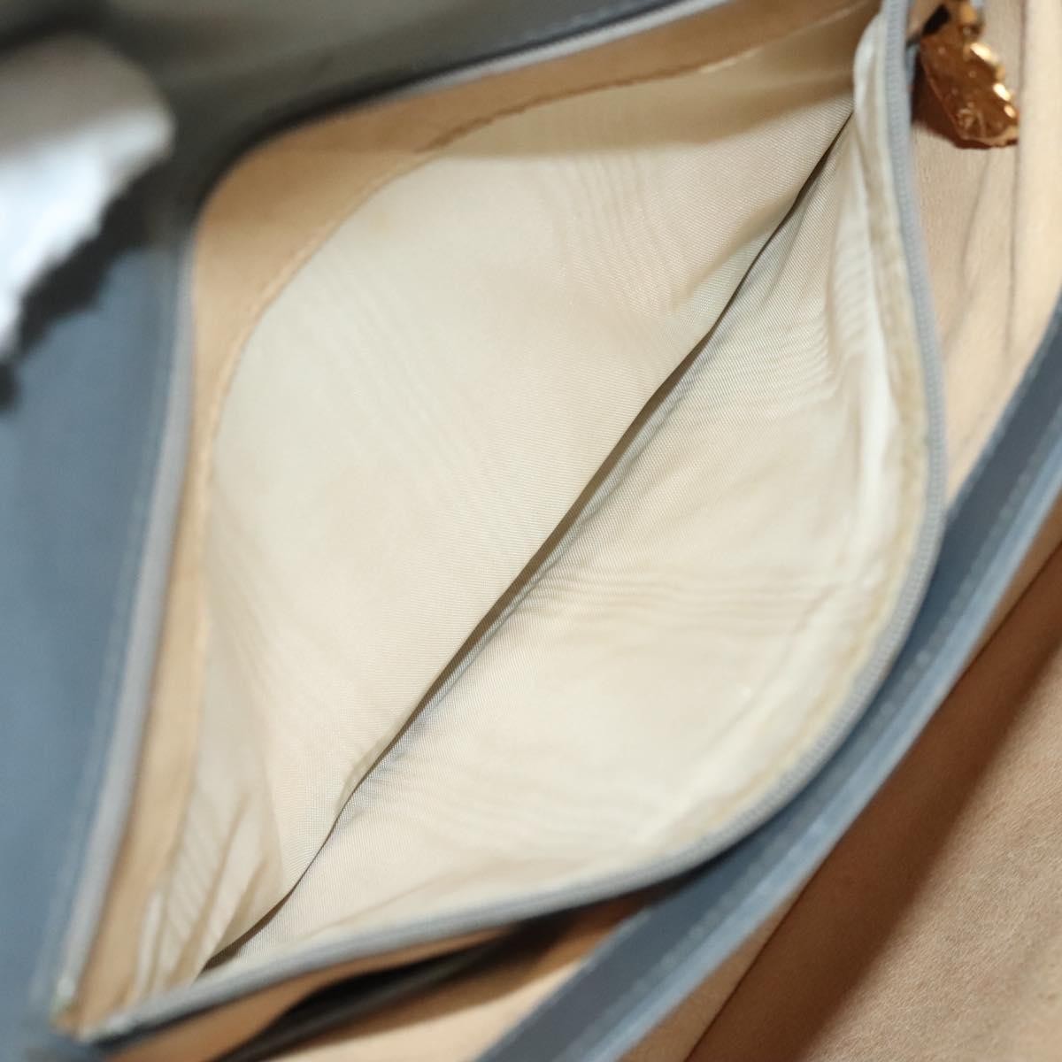 Gucci 1973 Top Handle Bag Leather, GRAY, LEATHER, Handbag