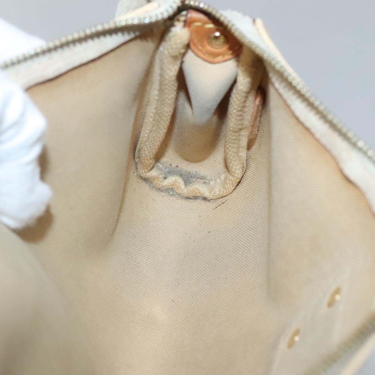 Louis Vuitton Eva Handbag Damier, WHITE, CANVAS, Shoulder bag