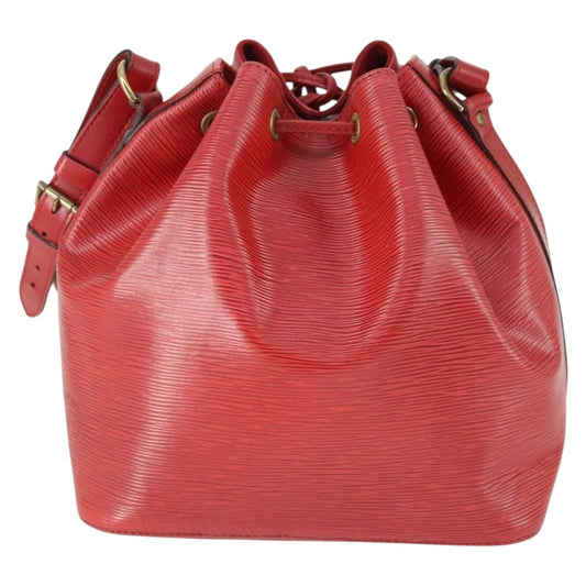 Louis Vuitton Noe Handbag Epi Leather, RED, LEATHER, Shoulder bag