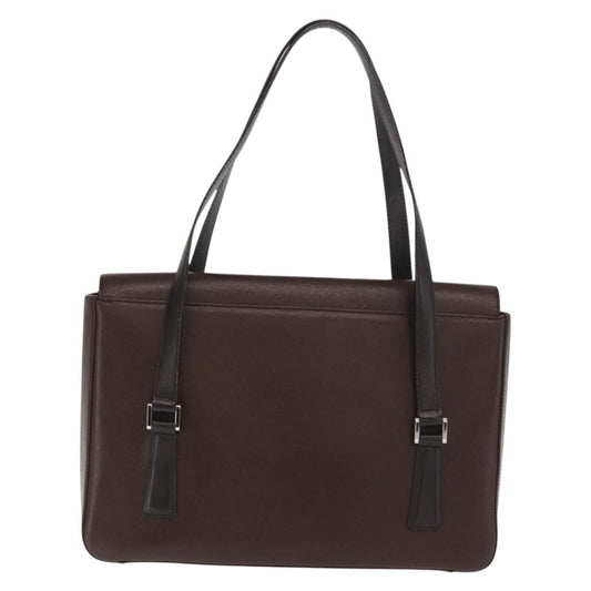 Burberry Vintage Handbag Leather, BROWN, LEATHER, Handbag