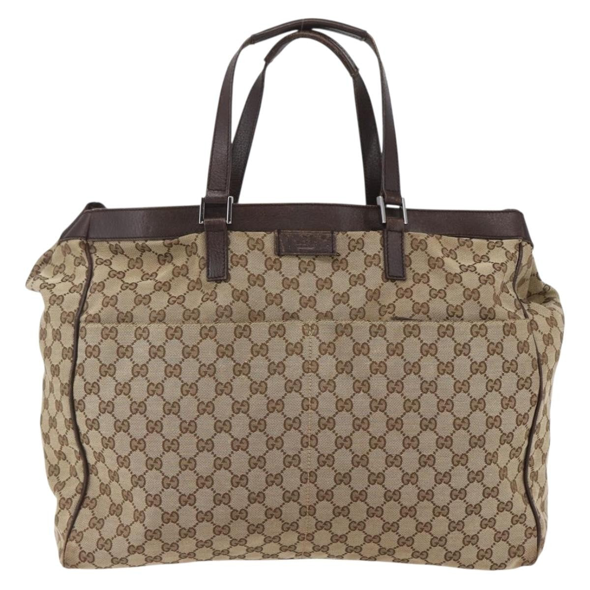 Gucci Vintage tote GG Canvas, BEIGE, CANVAS, Tote bag