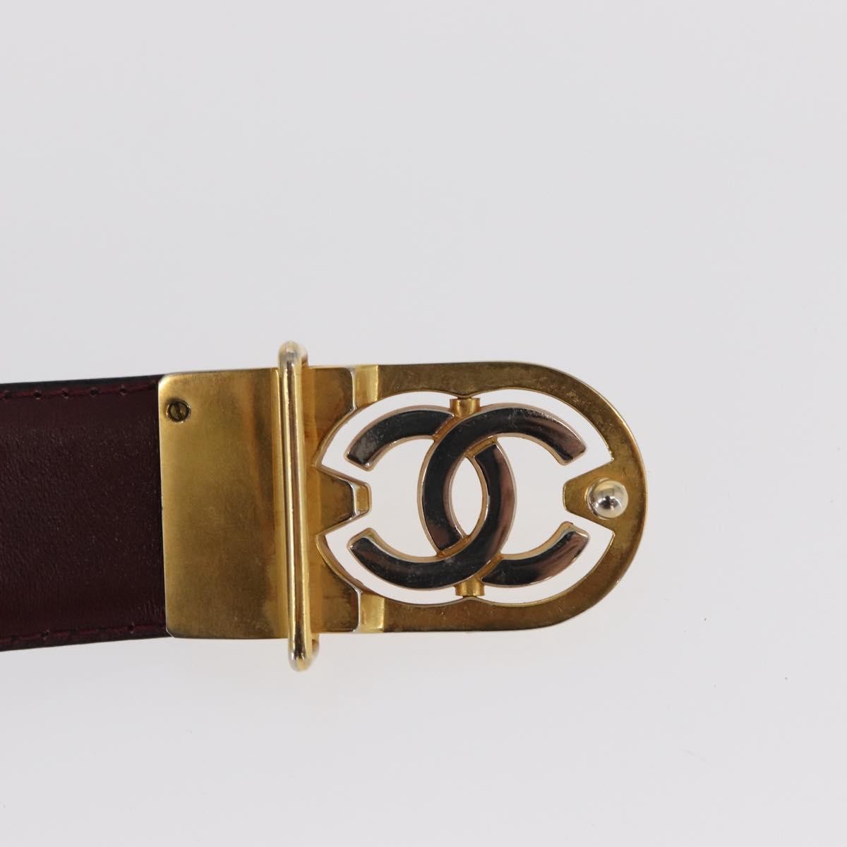 Chanel CC Belt Leather, BLACK, LEATHER, Belts