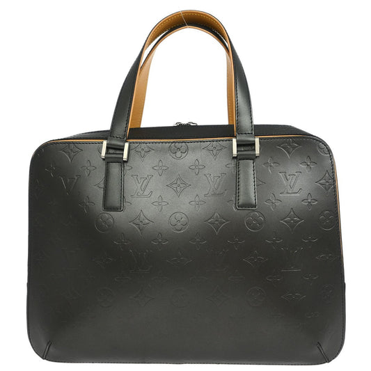 Louis Vuitton Mat Malden Handbag Monogram Vernis, BLACK, LEATHER, Briefcase