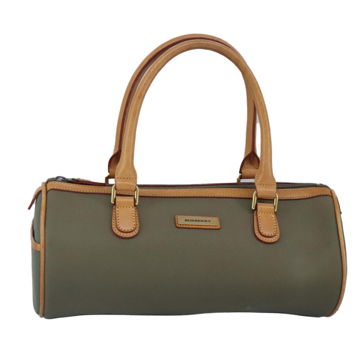 Burberry Vintage Handbag Nylon, KHAKI, NYLON, Handbag