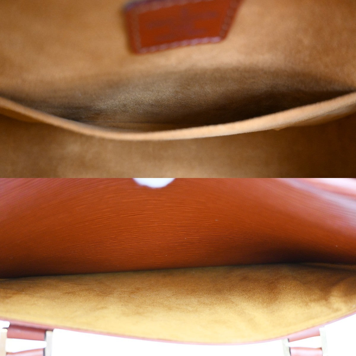 Louis Vuitton Voltaire Handbag Epi leather, BROWN, LEATHER, Handbag