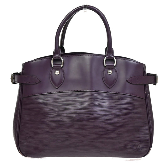 Louis Vuitton Passy Tote Epi Leather, PURPLE, LEATHER, Tote bag