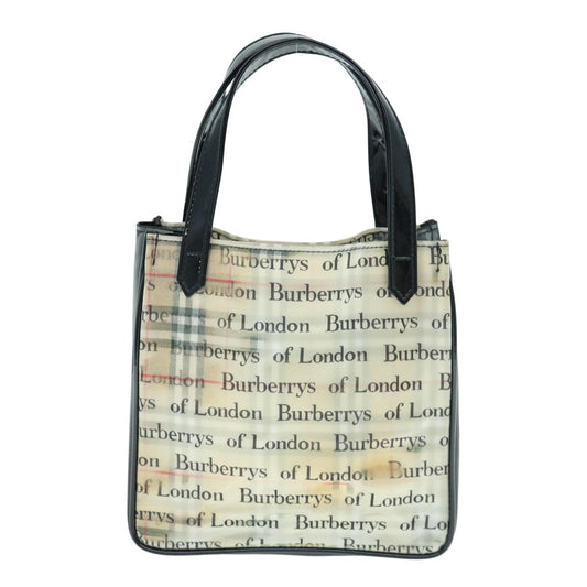 Burberry Nova Check Handbag Nylon, BEIGE, NYLON, Handbag