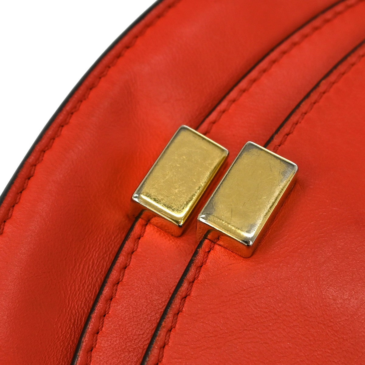 Chloe Georgia Crossbody Bag Leather, RED, LEATHER, Shoulder bag