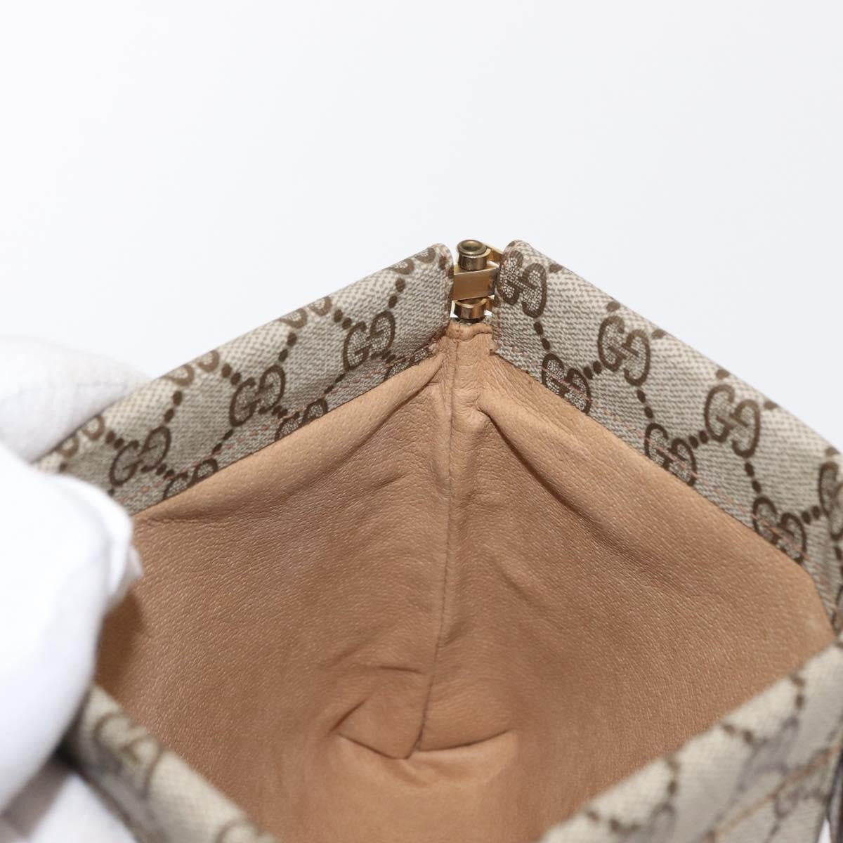 Gucci GG Supreme Clutch bag PVC, BEIGE, PVC, Clutche & pouche