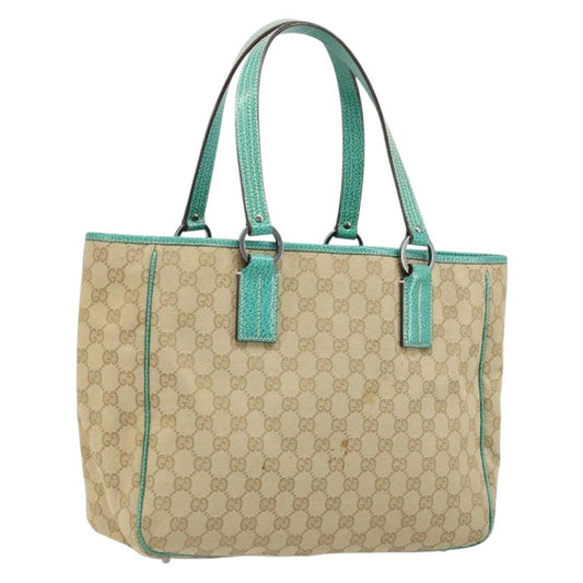 Gucci Vintage Open Tote GG Canvas, Beige, Canvas, Tote Bag